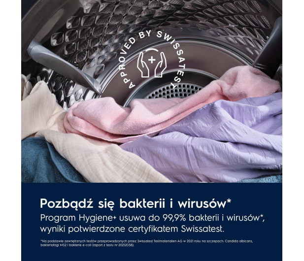 ZESTAW Electrolux Suszarka EW7DX385AP+Pralka EW6F3482P+Łącznik A1WYHSK2 - 1547372 - zdjęcie 8